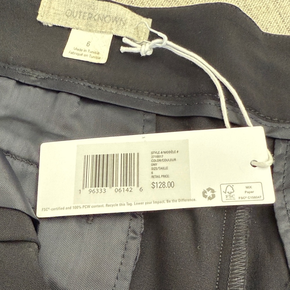 Outerknown High Waist Black Women's Shorts - Picture 3 of 4